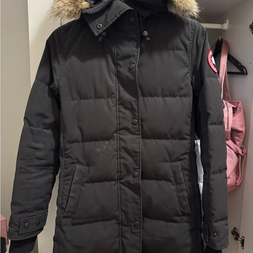 Canada Goose Shelburne Parka Black with Fur